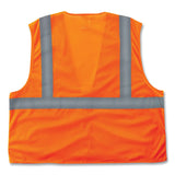 ergodyne® GloWear 8205Z Class 2 Super Economy Mesh Vest, Polyester, Orange, 2X-Large/3X-Large, Ships in 1-3 Business Days (EGO20987) Each