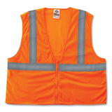 ergodyne® GloWear 8205Z Class 2 Super Economy Mesh Vest, Polyester, Orange, Small/Medium, Ships in 1-3 Business Days (EGO20983) Each