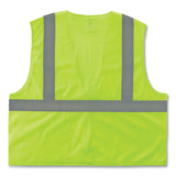 ergodyne® GloWear 8205Z Class 2 Super Economy Mesh Vest, Polyester, Lime, Small/Medium, Ships in 1-3 Business Days (EGO20993) Each