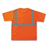 ergodyne® GloWear 8289 Class 2 Hi-Vis T-Shirt, Polyester, Orange, 5X-Large, Ships in 1-3 Business Days (EGO21519) Each