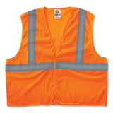 ergodyne® GloWear 8205HL Class 2 Super Economy Mesh Vest, Polyester, Orange, X-Small, Ships in 1-3 Business Days (EGO20961) Each