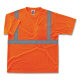 ergodyne® GloWear 8289 Class 2 Hi-Vis T-Shirt, Polyester, Orange, Medium, Ships in 1-3 Business Days (EGO21513) Each