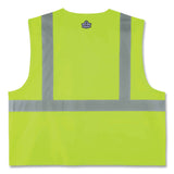 ergodyne® GloWear 8225Z Class 2 Standard Solid Vest, Polyester, Lime, 4X-Large/5X-Large, Ships in 1-3 Business Days (EGO21169) Each