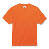 ergodyne® GloWear 8089 Non-Certified Hi-Vis T-Shirt, Polyester, Large, Orange, Ships in 1-3 Business Days (EGO21564) Each