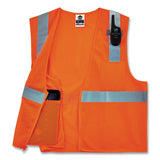 ergodyne® GloWear 8210Z Class 2 Economy Mesh Vest, Polyester, Orange, X-Small, Ships in 1-3 Business Days (EGO21041) Each