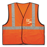 ergodyne® GloWear 8216BA Class 2 Breakaway Mesh ID Holder Vest, Polyester, 4X-Large/5X-Large, Orange, Ships in 1-3 Business Days (EGO21089) Each