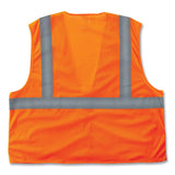ergodyne® GloWear 8205Z Class 2 Super Economy Mesh Vest, Polyester, Orange, Small/Medium, Ships in 1-3 Business Days (EGO20983) Each