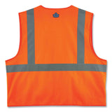 ergodyne® GloWear 8225Z Class 2 Standard Solid Vest, Polyester, Orange, Small/Medium, Ships in 1-3 Business Days (EGO21153) Each