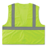 ergodyne® GloWear 8205Z Class 2 Super Economy Mesh Vest, Polyester, Lime, 2X-Large/3X-Large, Ships in 1-3 Business Days (EGO20997) Each