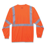 ergodyne® GloWear 8391 Class 3 Hi-Vis Long Sleeve Shirt, Polyester, Orange, Large, Ships in 1-3 Business Days (EGO21714) Each
