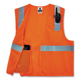 ergodyne® GloWear 8210Z Class 2 Economy Mesh Vest, Polyester, Orange, Small/Medium, Ships in 1-3 Business Days (EGO21043) Each