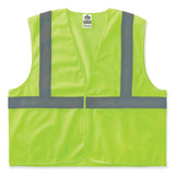 ergodyne® GloWear 8205HL Class 2 Super Economy Mesh Vest, Polyester, Lime, X-Small, Ships in 1-3 Business Days (EGO20971) Each