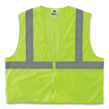 ergodyne® GloWear 8205Z Class 2 Super Economy Mesh Vest, Polyester, Lime, Small/Medium, Ships in 1-3 Business Days (EGO20993) Each