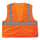ergodyne® GloWear 8205Z Class 2 Super Economy Mesh Vest, Polyester, Orange, 4X-Large/5X-Large, Ships in 1-3 Business Days (EGO20989) Each