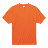 ergodyne® GloWear 8089 Non-Certified Hi-Vis T-Shirt, Polyester, 3X-Large, Orange, Ships in 1-3 Business Days (EGO21567) Each