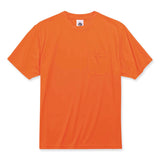 ergodyne® GloWear 8089 Non-Certified Hi-Vis T-Shirt, Polyester, Medium, Orange, Ships in 1-3 Business Days (EGO21563) Each