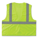 ergodyne® GloWear 8205Z Class 2 Super Economy Mesh Vest, Polyester, Lime, 4X-Large/5X-Large, Ships in 1-3 Business Days (EGO20999) Each