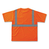 ergodyne® GloWear 8289 Class 2 Hi-Vis T-Shirt, Polyester, Orange, Large, Ships in 1-3 Business Days (EGO21514) Each