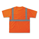 ergodyne® GloWear 8289 Class 2 Hi-Vis T-Shirt, Polyester, Orange, 3X-Large, Ships in 1-3 Business Days (EGO21517) Each