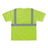 ergodyne® GloWear 8289 Class 2 Hi-Vis T-Shirt, Polyester, Lime, 5X-Large, Ships in 1-3 Business Days (EGO21509) Each