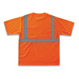 ergodyne® GloWear 8289 Class 2 Hi-Vis T-Shirt, Polyester, Orange, X-Large, Ships in 1-3 Business Days (EGO21515) Each