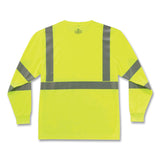 ergodyne® GloWear 8391 Class 3 Hi-Vis Long Sleeve Shirt, Polyester, Lime, Medium, Ships in 1-3 Business Days (EGO21703) Each