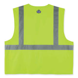 ergodyne® GloWear 8225HL Class 2 Standard Solid Hook and Loop Vest, Polyester, Lime, Large/X-Large, Ships in 1-3 Business Days (EGO21185) Each