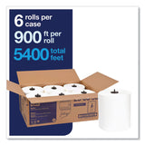 Tork® Advanced Matic Hand Towel Roll, 1-Ply, 7.7" x 900 ft, White, 6 Rolls/Carton (TRK290095) Case of 6