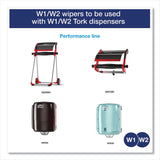 Tork® Industrial Paper Wiper, 4-Ply, 11 x 15.75, Unscented, Blue, 375 Wipes/Roll, 2 Rolls/Carton (TRK13244101) Case of 2