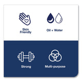Tork® Industrial Paper Wiper, 4-Ply, 11 x 15.75, Unscented, Blue, 375 Wipes/Roll, 2 Rolls/Carton (TRK13244101) Case of 2