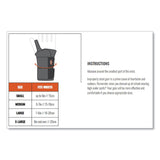 ergodyne® ProFlex 670 Ambidextrous Single Strap Wrist Support, Medium, Fits Left/Right Hand, Black, Ships in 1-3 Business Days (EGO16613) Each