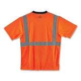 ergodyne® GloWear 8289BK Class 2 Hi-Vis T-Shirt with Black Bottom, 3X-Large, Orange, Ships in 1-3 Business Days (EGO22517) Each