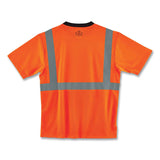 ergodyne® GloWear 8289BK Class 2 Hi-Vis T-Shirt with Black Bottom, Small, Orange, Ships in 1-3 Business Days (EGO22512) Each