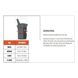 ergodyne® ProFlex 670 Ambidextrous Single Strap Wrist Support, Small, Fits Left Hand/Right Hand, Black, Ships in 1-3 Business Days (EGO16612) Each