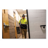 ergodyne® GloWear 8373 Hi-Vis Class 3 Hooded with Sweatshirt Black Bottom, Polar Fleece, Lime, Medium, Ships in 1-3 Business Days (EGO21883) Each