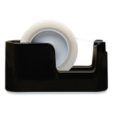 Scotch® Heavy Duty Weighted Desktop Tape Dispenser with One Roll of Tape, 3" Core, ABS, Black (MMMC24) Each
