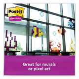 Post-it® Notes Super Sticky Self-Stick Notes, 3" x 3", Saffron Red, 90 Sheets/Pad, 5 Pads/Pack (MMM6545SSRR) Pack of 5