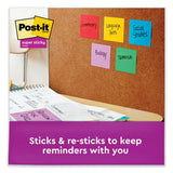 Post-it® Notes Super Sticky Self-Stick Notes, 3" x 3", Saffron Red, 90 Sheets/Pad, 5 Pads/Pack (MMM6545SSRR) Pack of 5