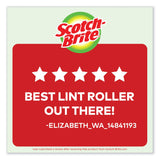 Scotch-Brite™ Lint Roller, Heavy-Duty Handle, 30 Sheets/Roller, 24 Rollers/Carton (MMM836MRCS30) Case of 24