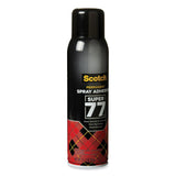 Scotch® Super 77 Multipurpose Spray Adhesive, 13.57 oz, Dries Clear (MMM77) Each