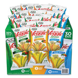 Sensible Portions® Veggie Straws, Cheddar Cheese/Sea Salt/Zesty Ranch, 1 oz Bag, 30 Bags/Carton, Ships in 1-3 Business Days (GRR22000413) Case of 30