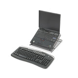 Safco® Onyx Mesh Laptop Stand, 12.25" x 12.25" x 2", Black (SAF2161BL) Each