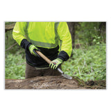 ergodyne® GloWear 8281BK Class 2 Long Sleeve Shirt with Black Bottom, Polyester, 3X-Large, Lime, Ships in 1-3 Business Days (EGO22637) Each