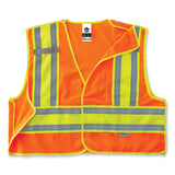 ergodyne® GloWear 8245PSV Class 2 Public Safety Vest, Polyester, 4X-Large/5X-Large, Orange, Ships in 1-3 Business Days (EGO23389) Each
