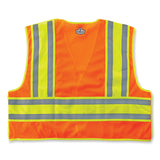 ergodyne® GloWear 8245PSV Class 2 Public Safety Vest, Polyester, 6X-Large/7X-Large, Orange, Ships in 1-3 Business Days (EGO23390) Each
