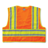 ergodyne® GloWear 8245PSV Class 2 Public Safety Vest, Polyester, Large/X-Large, Orange, Ships in 1-3 Business Days (EGO23385) Each