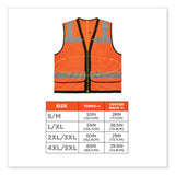 ergodyne® GloWear 8253HDZ Class 2 Heavy-Duty Mesh Surveyors Vest, Polyester, Large/X-Large, Orange, Ships in 1-3 Business Days (EGO23315) Each