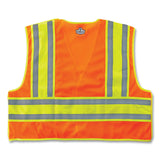 ergodyne® GloWear 8245PSV Class 2 Public Safety Vest, Polyester, 4X-Large/5X-Large, Orange, Ships in 1-3 Business Days (EGO23389) Each