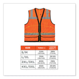 ergodyne® GloWear 8253HDZ Class 2 Heavy-Duty Mesh Surveyors Vest, Polyester, Small/Medium, Orange, Ships in 1-3 Business Days (EGO23313) Each