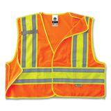 ergodyne® GloWear 8245PSV Class 2 Public Safety Vest, Polyester, 2X-Large/3X-Large, Orange, Ships in 1-3 Business Days (EGO23387) Each